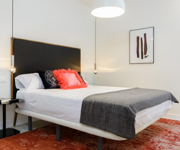 Habitación cómoda de Hotel en el centro de Vitoria.