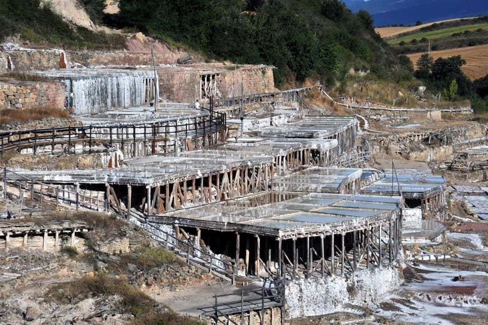 Valle salado de Salinas de Añana